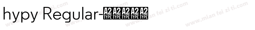 hypy Regular字体转换